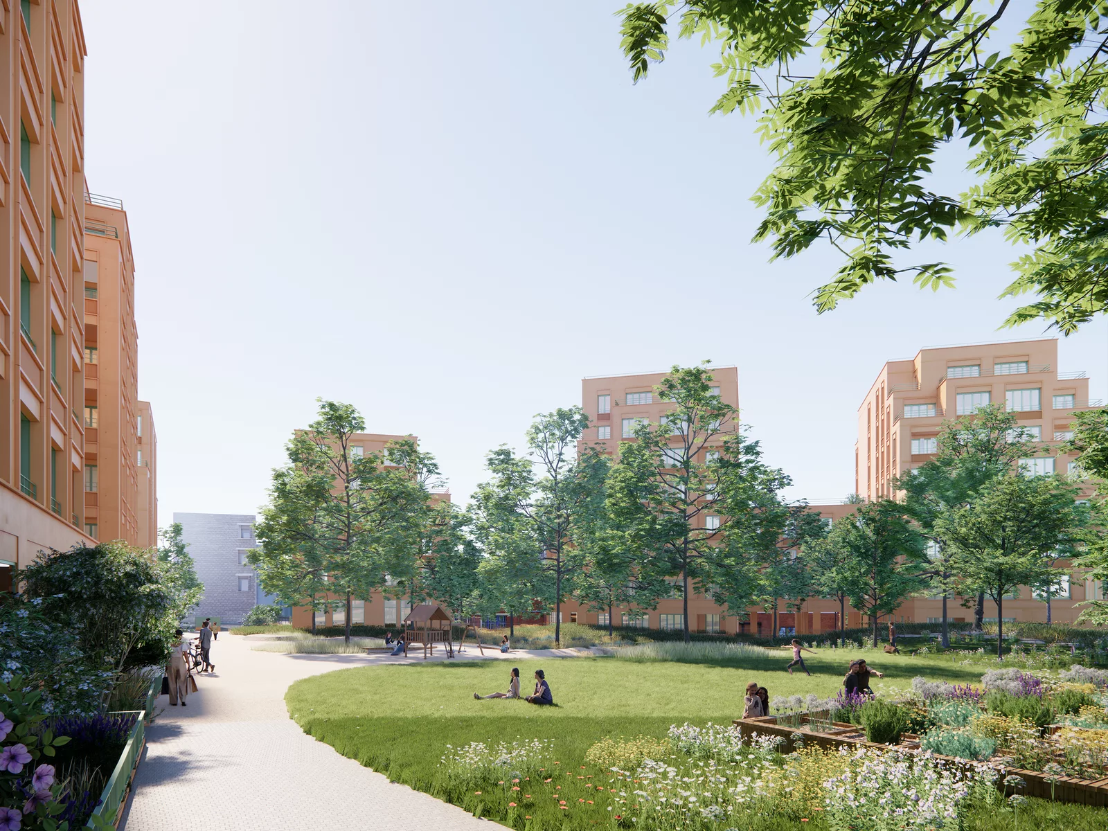 136 logements et commerces, Bagnolet