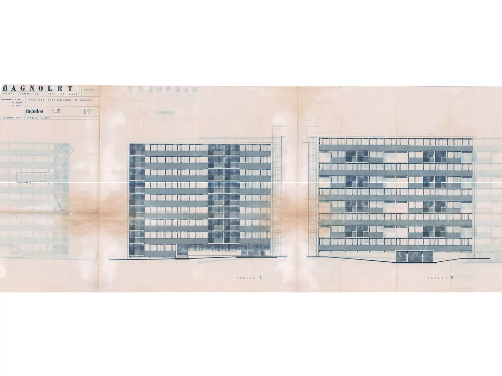 136 logements et commerces, Bagnolet