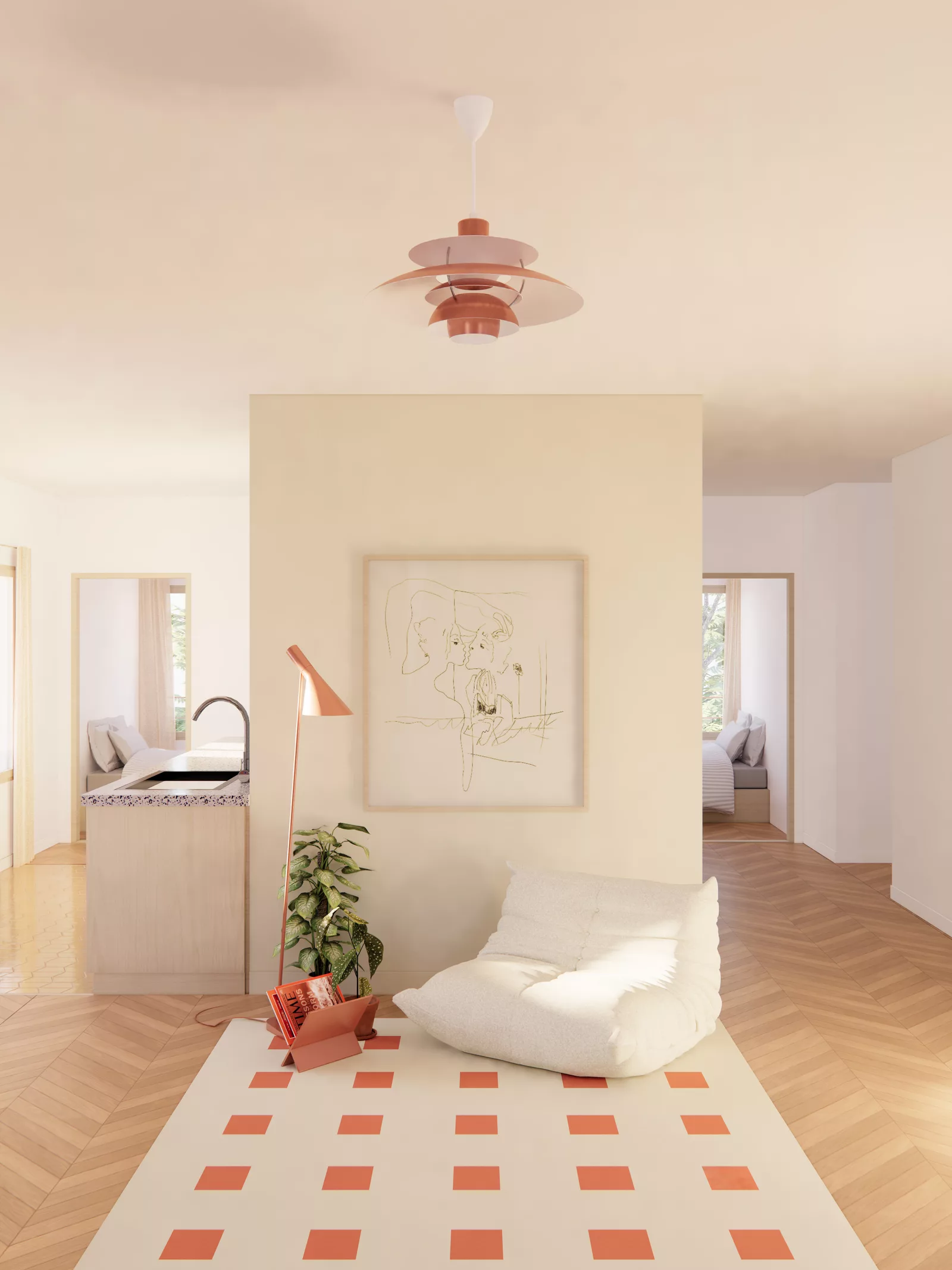 136 logements et commerces, Bagnolet