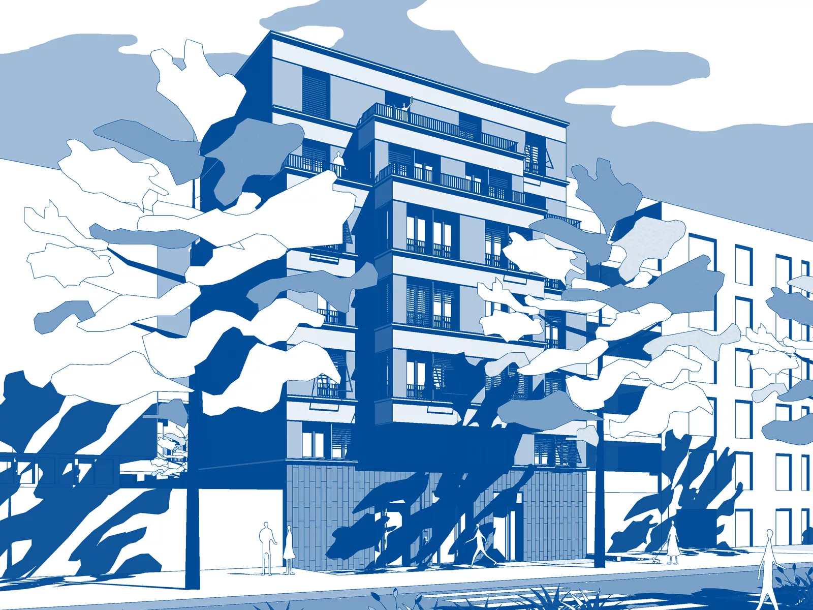 15 logements, Livry-Gargan