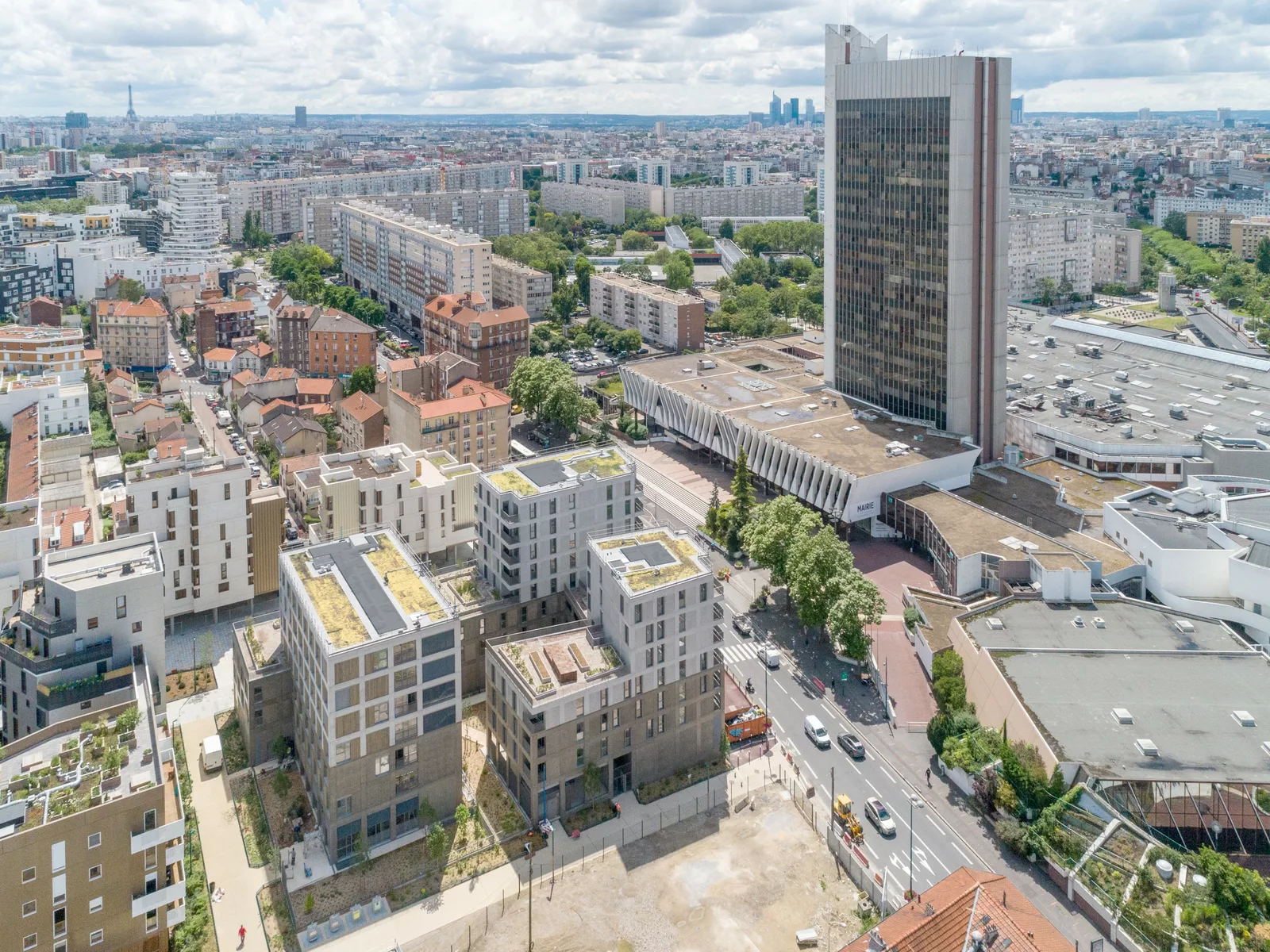 50 logements et résidence de 100 chambres, Gennevilliers