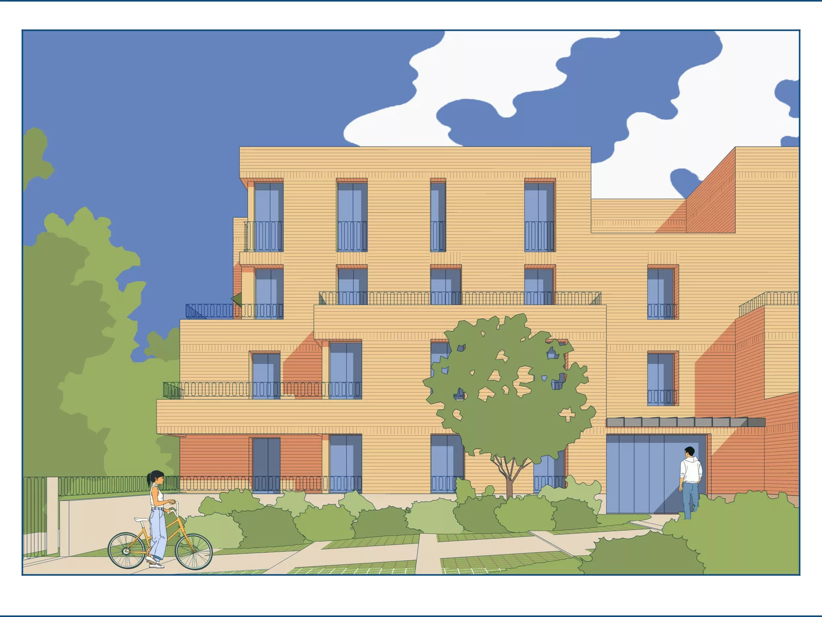 54 logements, crèche et PMI, Sucy-en-Brie