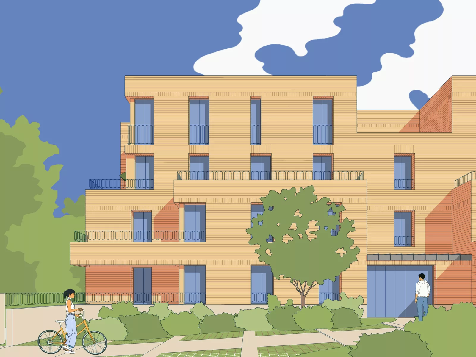 54 logements, crèche et PMI, Sucy-en-Brie