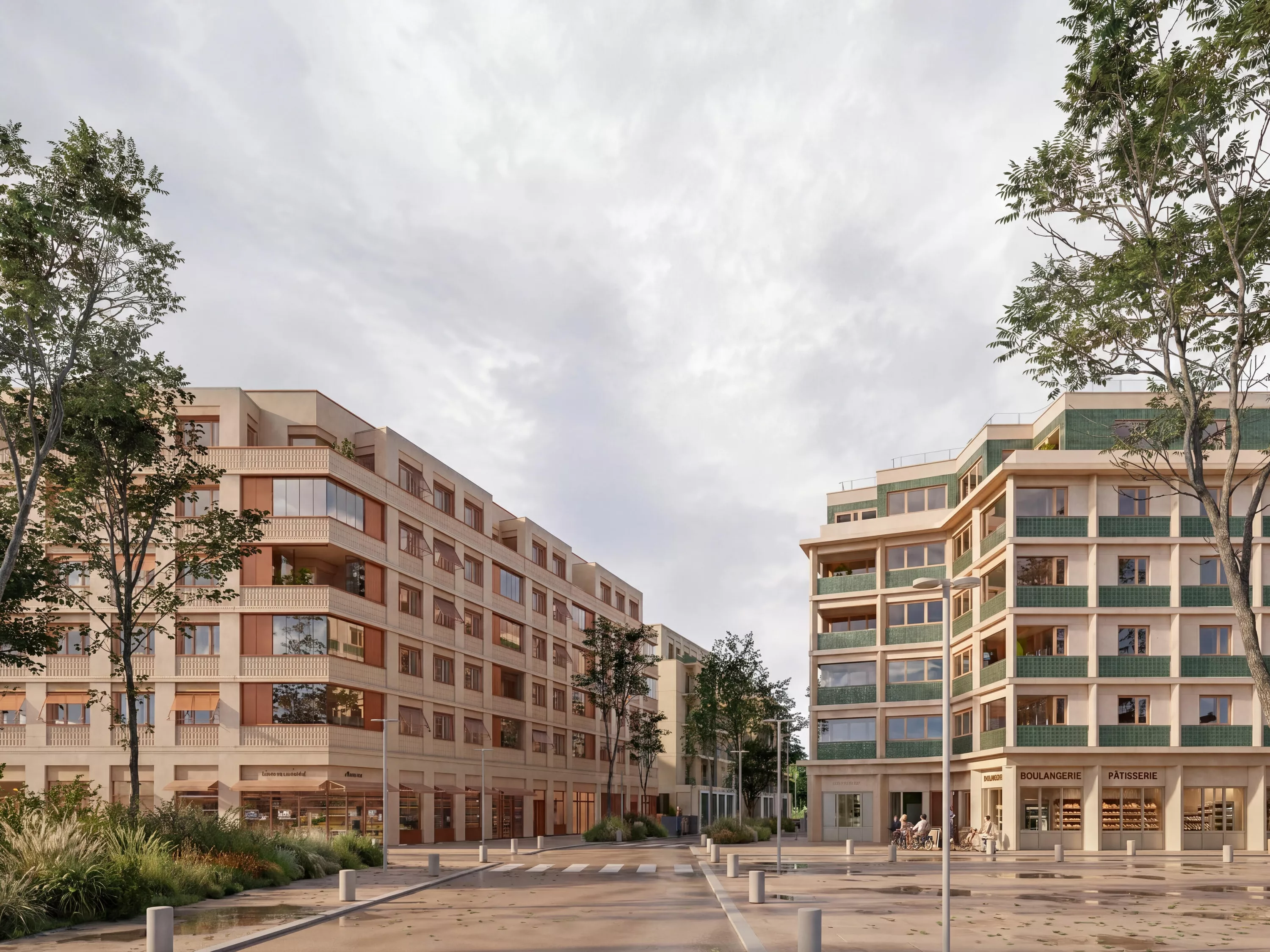 90 logements et commerces, Aulnay-sous-Bois