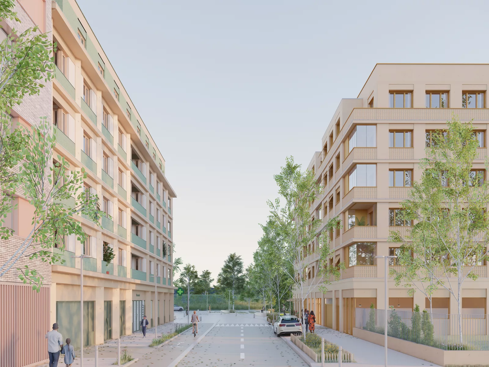 90 logements et commerces, Aulnay-sous-Bois