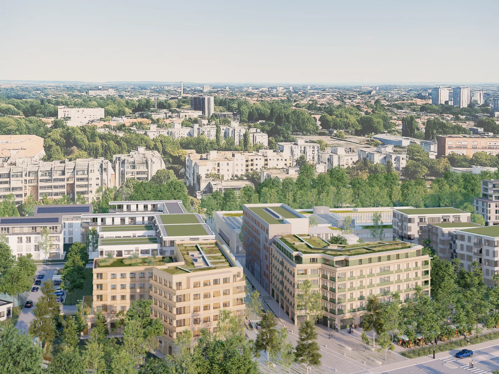 90 logements et commerces, Aulnay-sous-Bois
