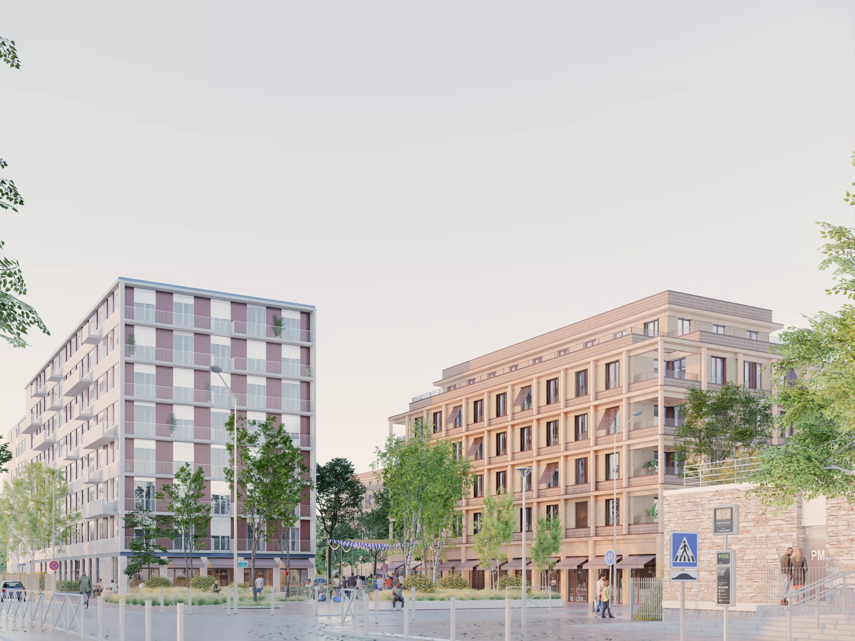 90 logements neufs et 42 logements réhabilités, Sevran