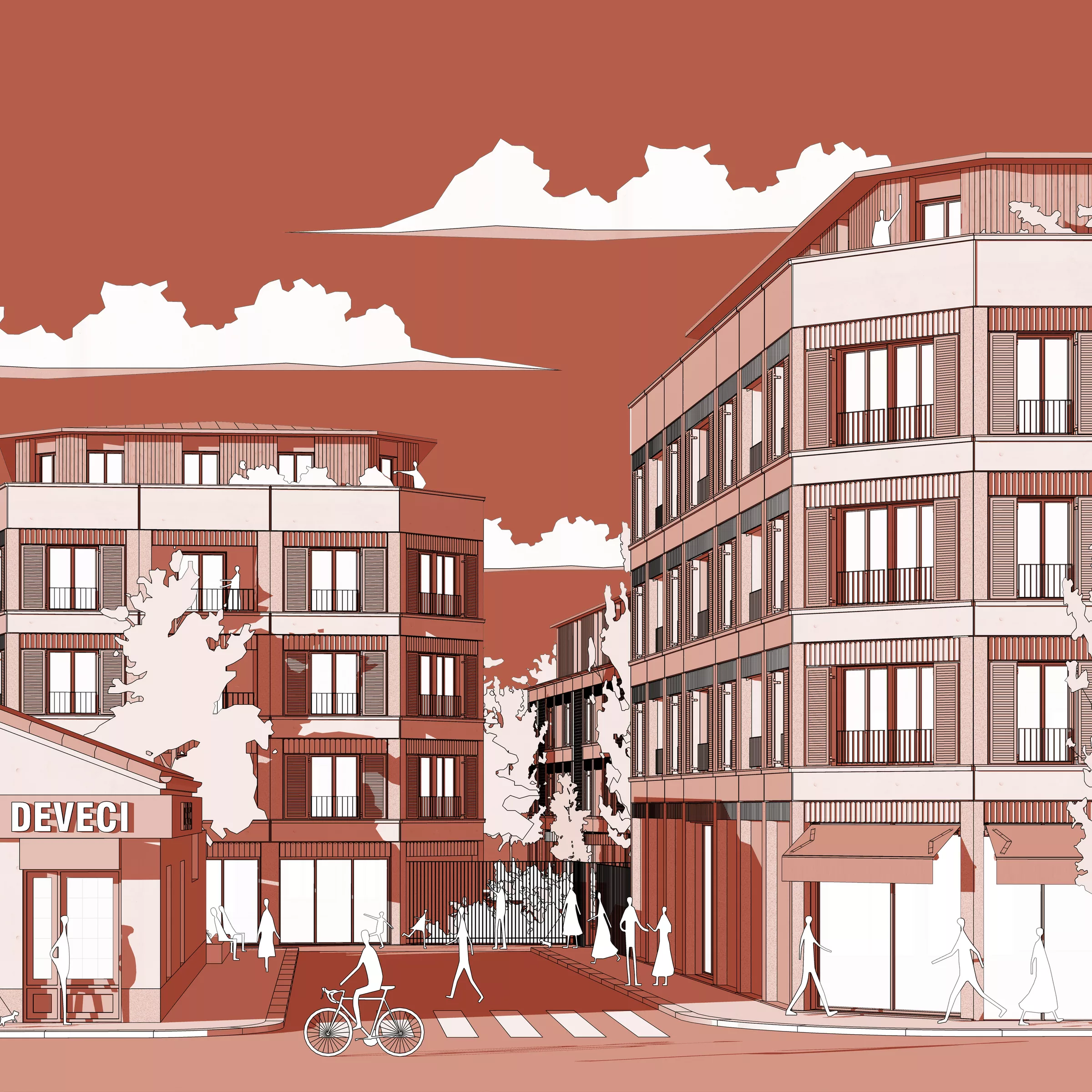 92 logements et commerces, Villeneuve-Saint-Georges