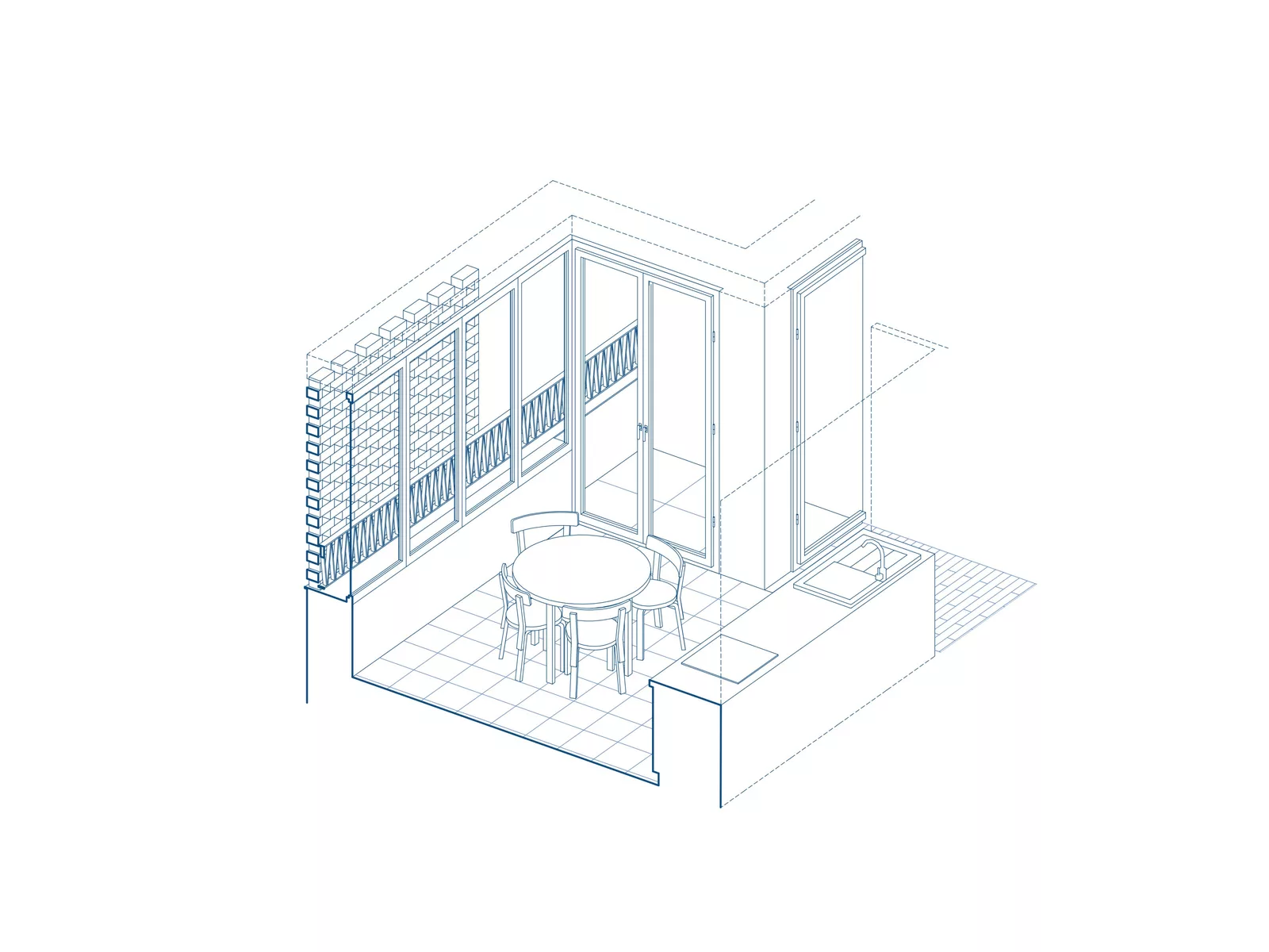 99 logements et commerces, Courcouronnes