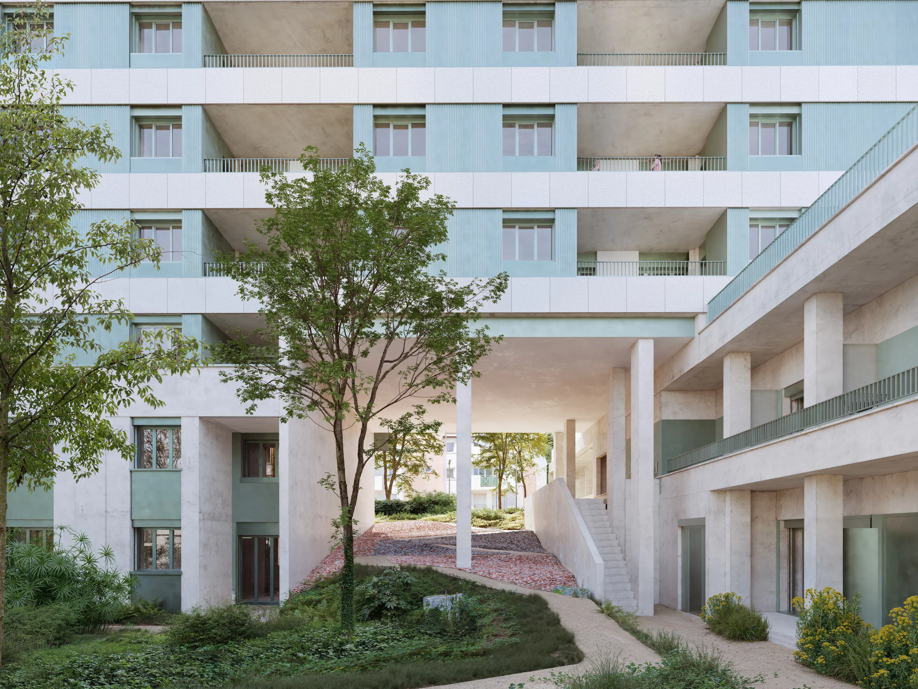 99 logements et résidence de 30 chambres, Corbeil‑Essonnes