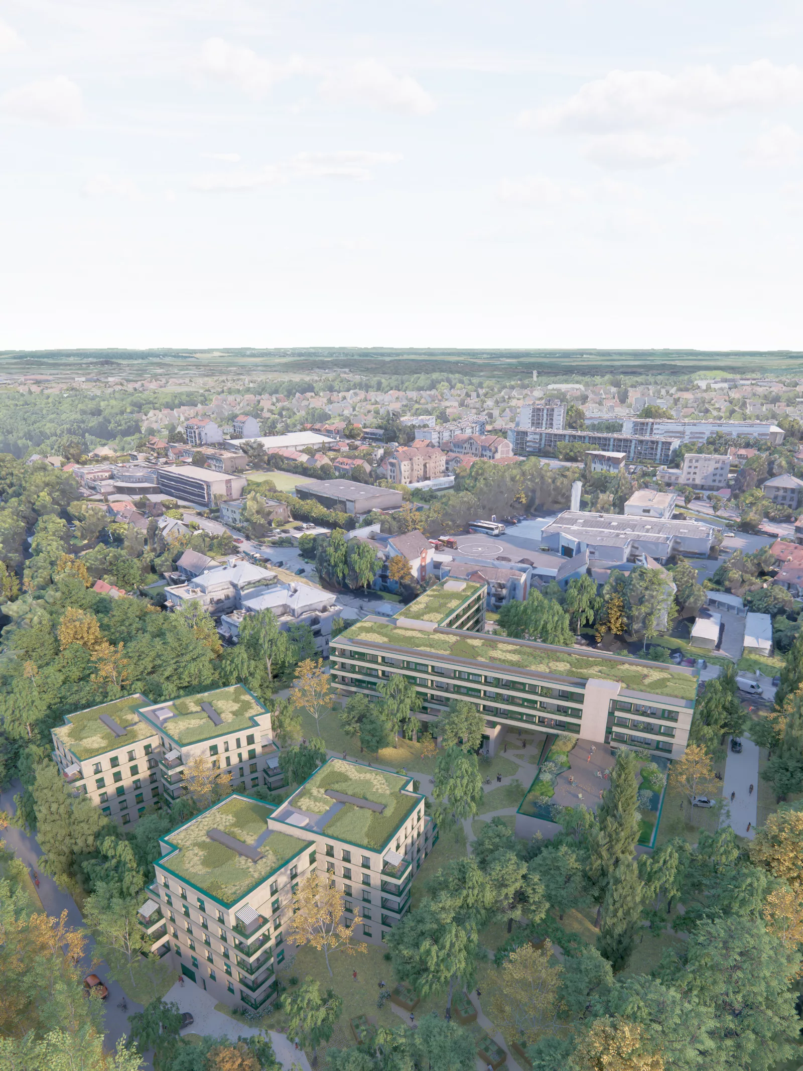 99 logements et résidence de 30 chambres, Corbeil‑Essonnes