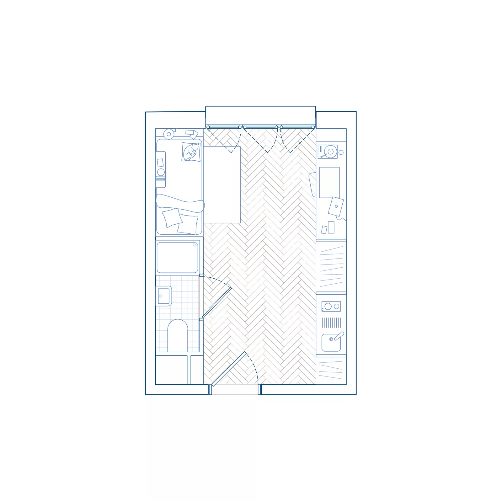 Résidence de 121 chambres, Bois-Colombes