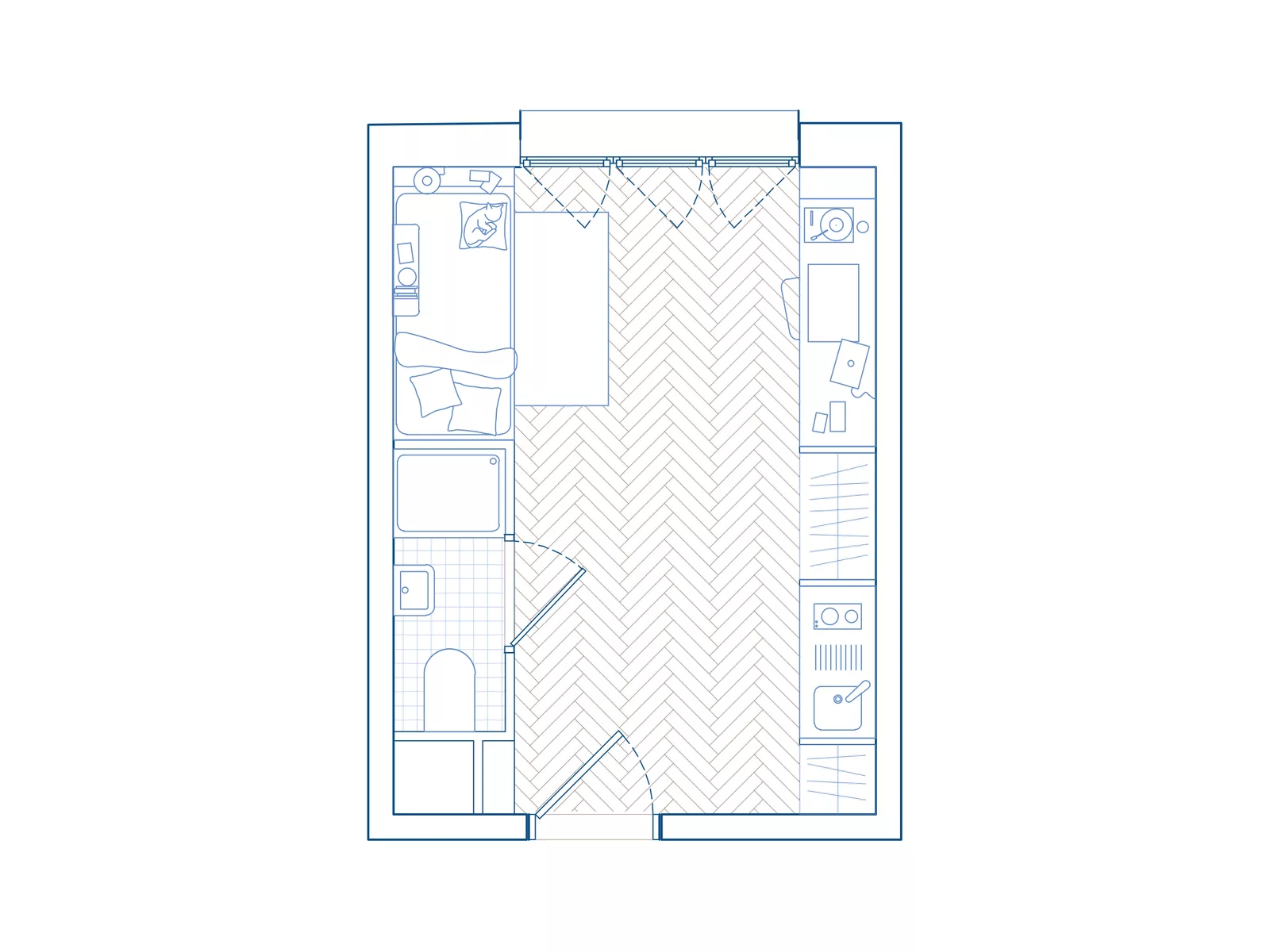Résidence de 121 chambres, Bois-Colombes