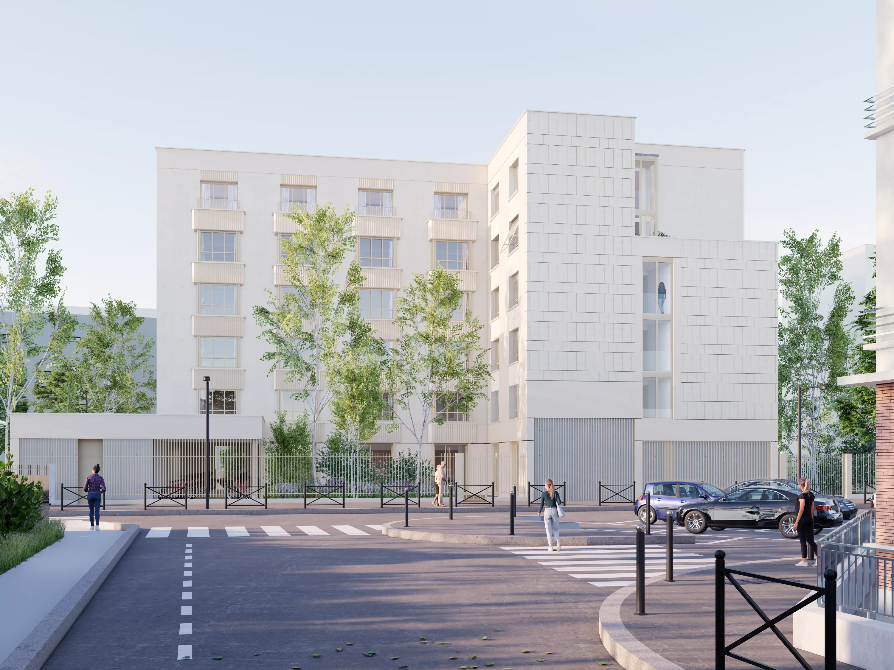 Résidence de 121 chambres, Bois-Colombes