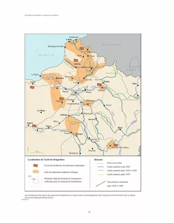 Carte de l'activit&eacute; de briqueterie