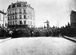 La barricade du boulevard Puebla