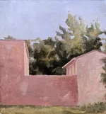 Landscape (The Pink House) - Giorgio Morandi